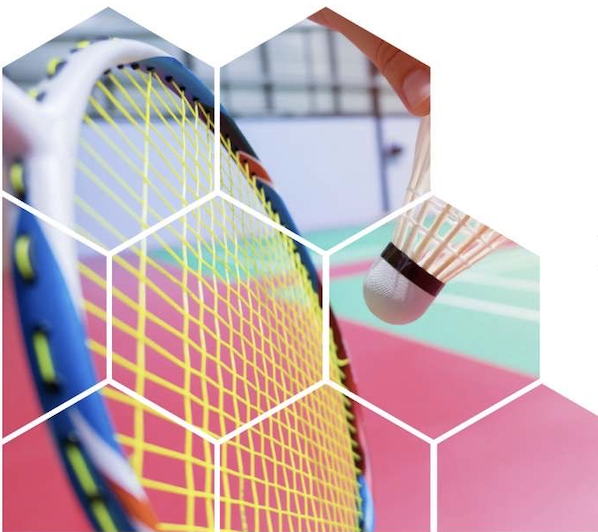 Badminton racket and shuttlecock